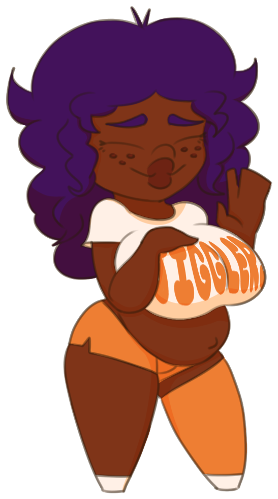 JIGGLERS LARGE Stickers