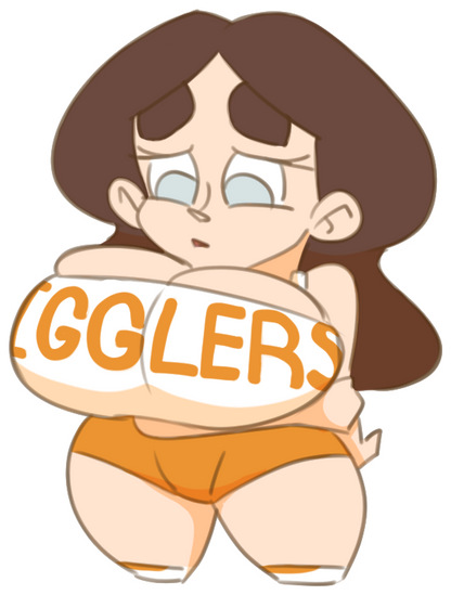 JIGGLERS LARGE Stickers
