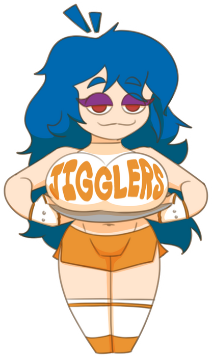 JIGGLERS LARGE Stickers