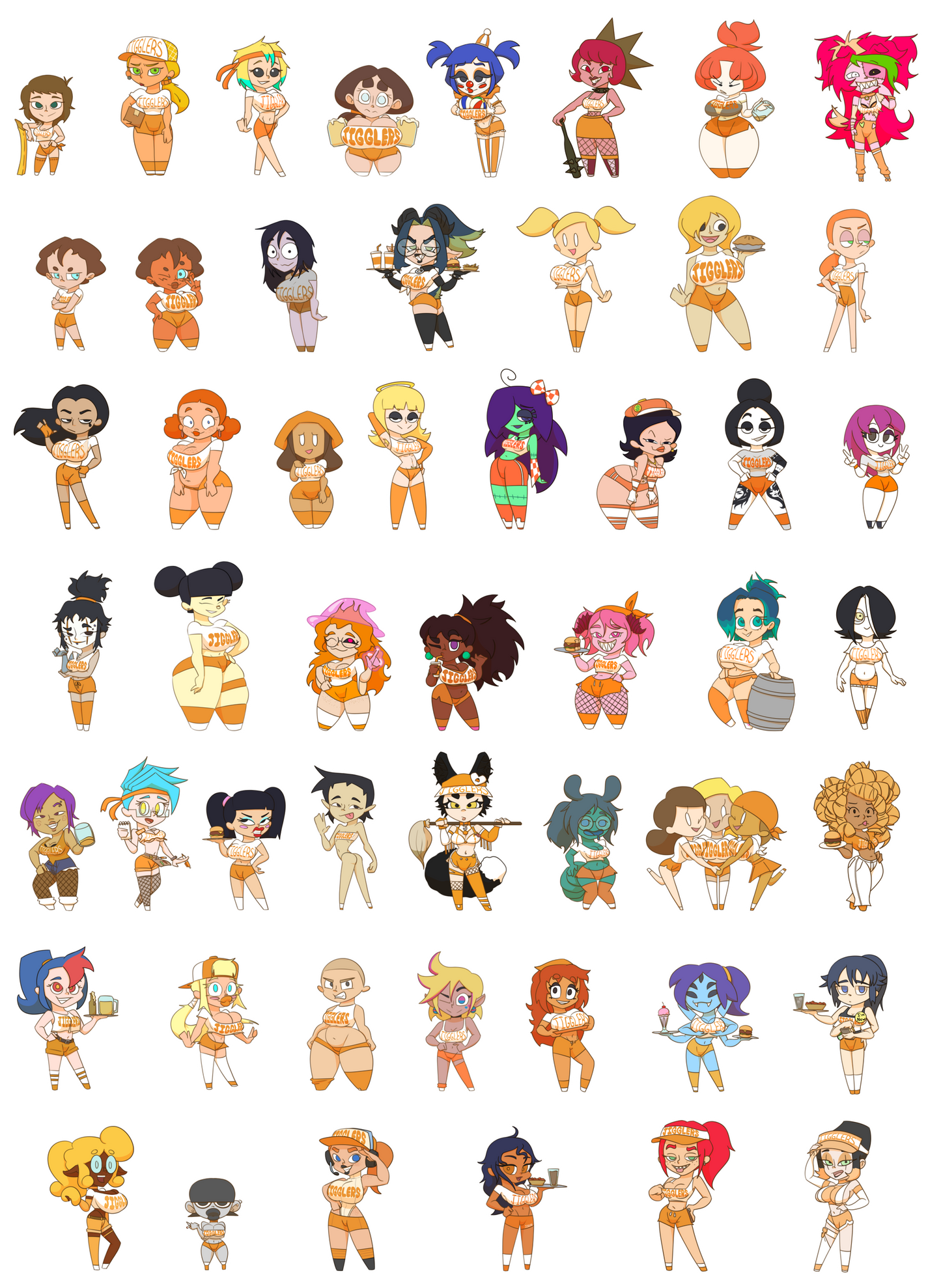 JIGGLERS Series 2 Teenies