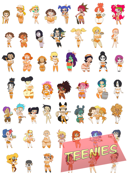 JIGGLERS Series 2 Teenies