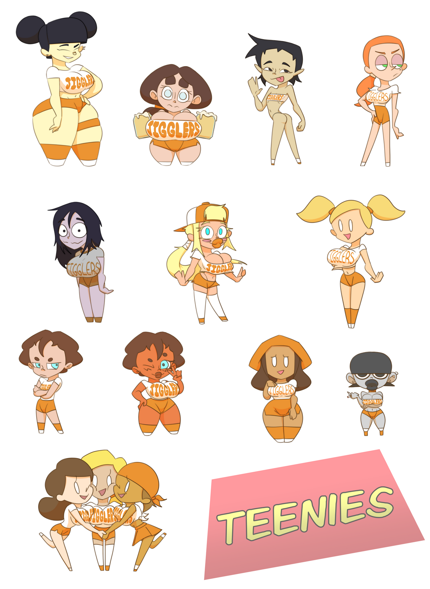 JIGGLERS Series 2 Teenies