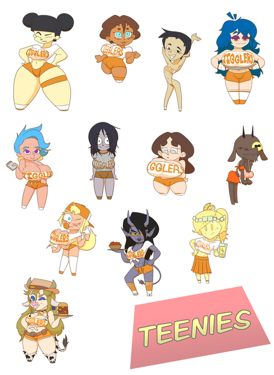 JIGGLERS Series 1 Teenies