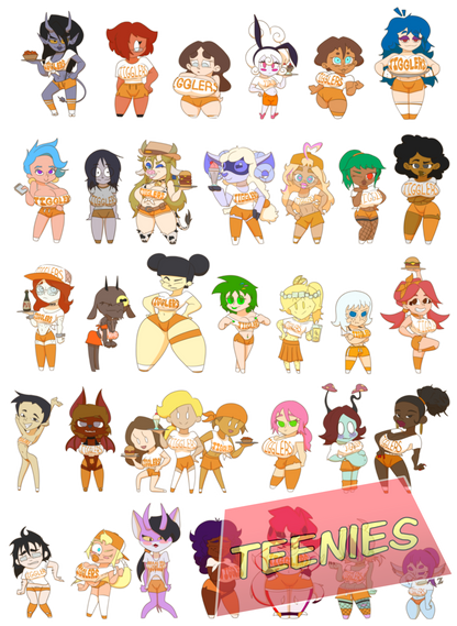 JIGGLERS Series 1 Teenies