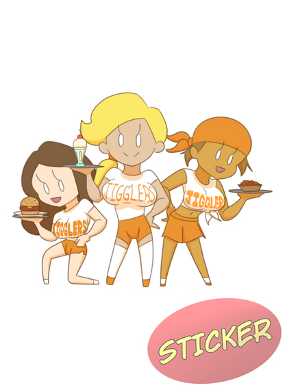 JIGGLERS OVERSIZE Stickers