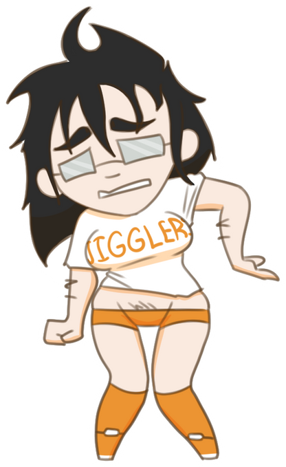 JIGGLERS LARGE Stickers