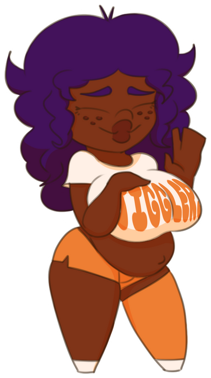 JIGGLERS LARGE Stickers